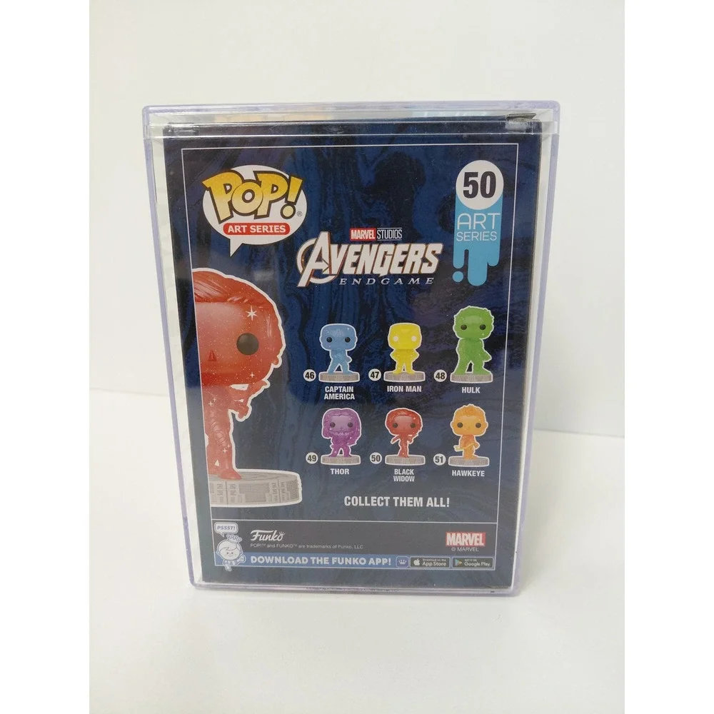 Funko Pop Art Series Marvel Infinity Saga Black Widow 50 Avengers Endgame Figure
